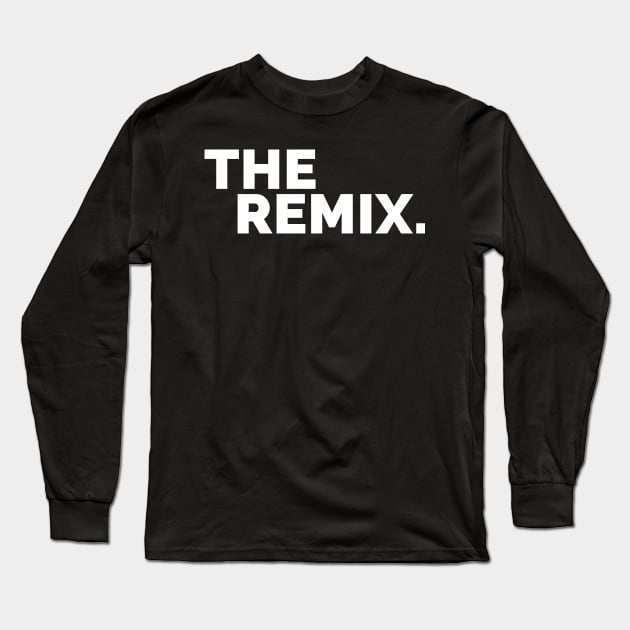 The remix White Long Sleeve T-Shirt by Stellart